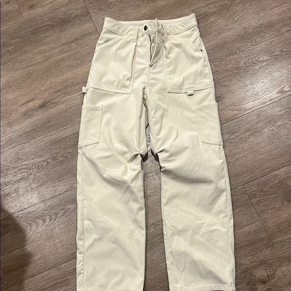 Men's Beige Cargo Pants
